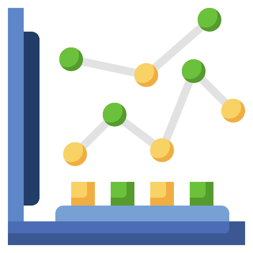 Line graph graph graphic business and finance icon Line graph graph graphic business and finance icon