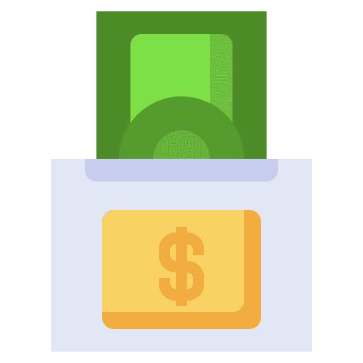 Donation contribution charity business icon Donation contribution charity business icon