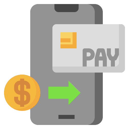 Online banking credit card online banking mobile payment icon Online banking credit card online banking mobile payment icon