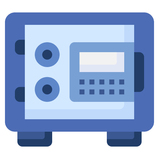 Safe box locker safe box security icon Safe box locker safe box security icon