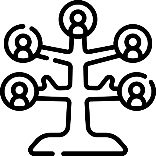 Ancestry tree ancestry genealogy icon