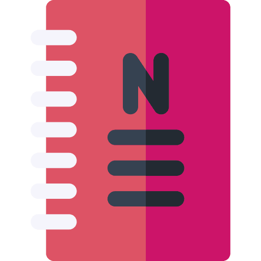 Notebook education address book book icon Notebook education address book book icon