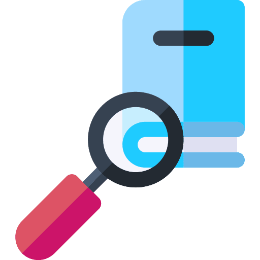 Search education literature research icon Search education literature research icon
