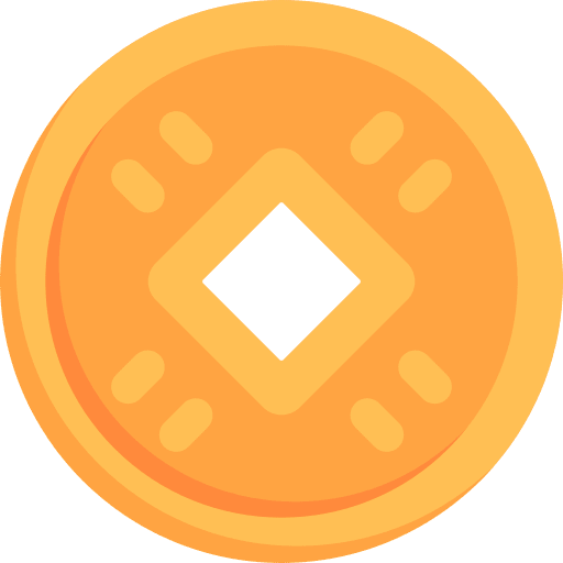 Coin coins currency chinese icon