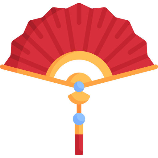 Fan asia oriental fan icon