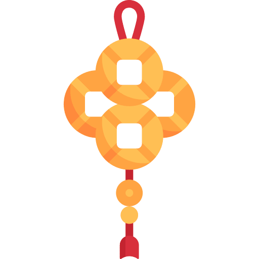 Amulet asian protection decoration icon Amulet asian protection decoration icon