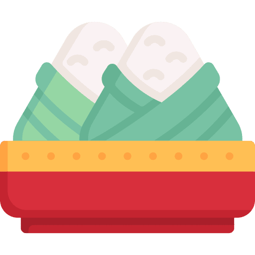 Zongzi asian food zongzi bucket icon Zongzi asian food zongzi bucket icon