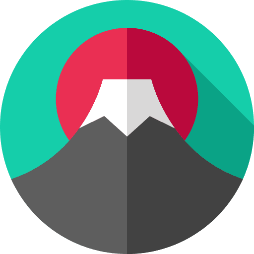 Fuji japan japanese mountain icon Fuji japan japanese mountain icon
