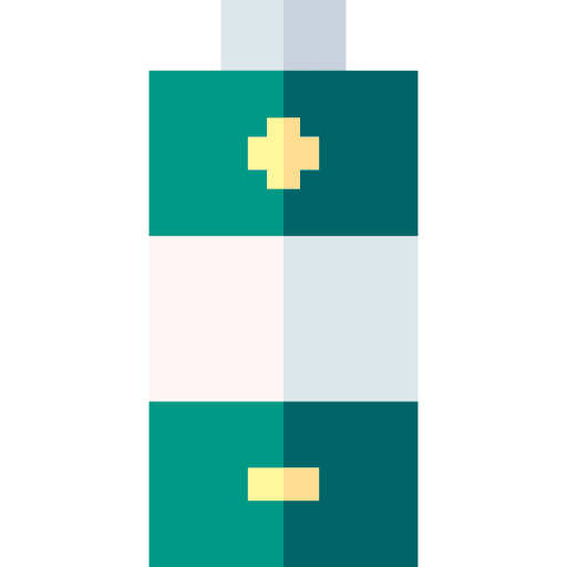 Battery science and tech battery plus icon