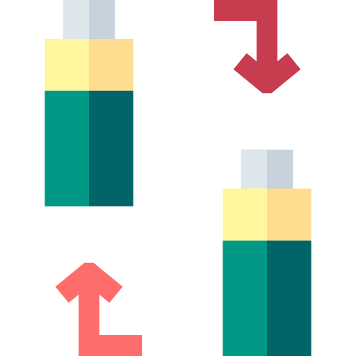 Change circular arrow change energy icon