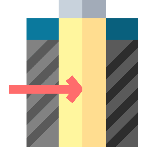 Electrolysis process electronics electricity icon