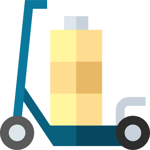 Scooter transportation energy scooter icon