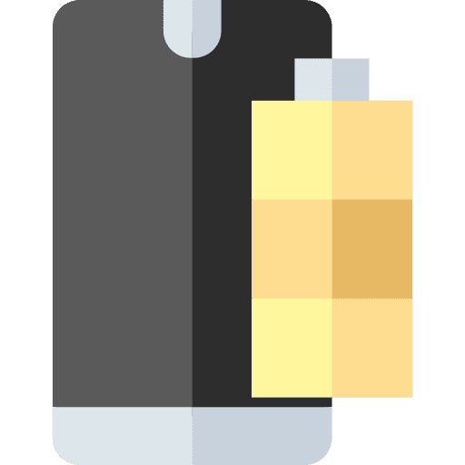 Battery mobile phone cellphone battery status icon