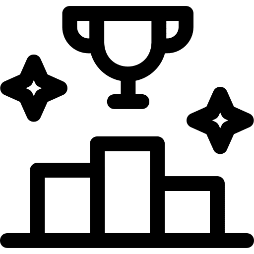 Podium first top award icon