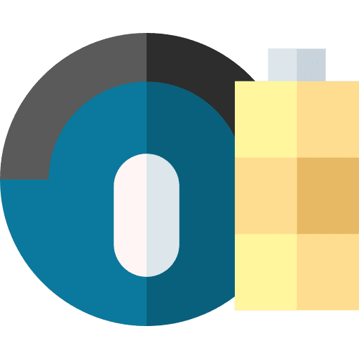 Vaccum cleaner robot electronics battery icon