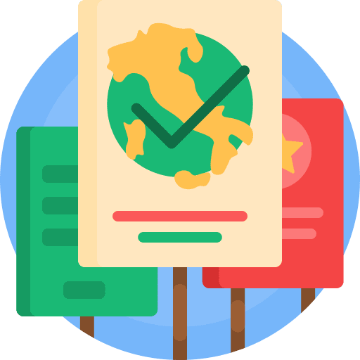 Poster maps and location signal italian icon Poster maps and location signal italian icon