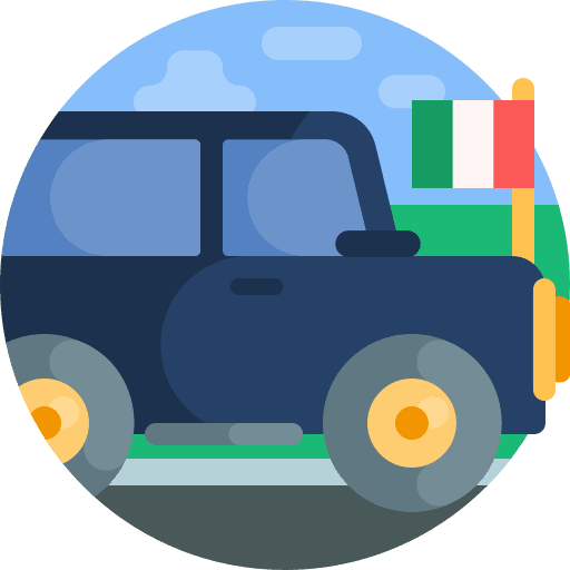 Car car republic day italy icon Car car republic day italy icon