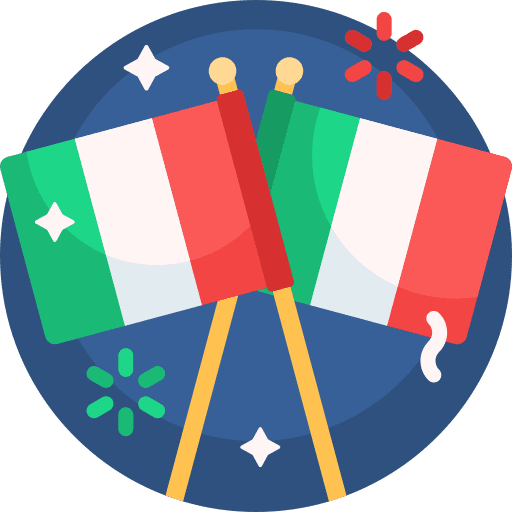 Italy celebration republic day italian icon Italy celebration republic day italian icon