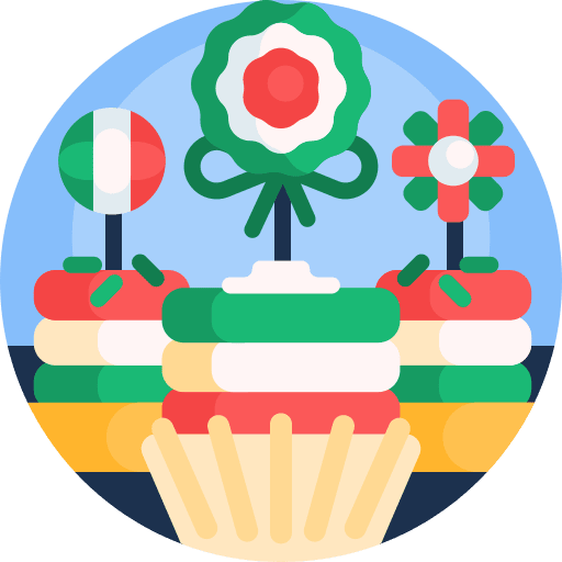 Snacks party food italian icon Snacks party food italian icon