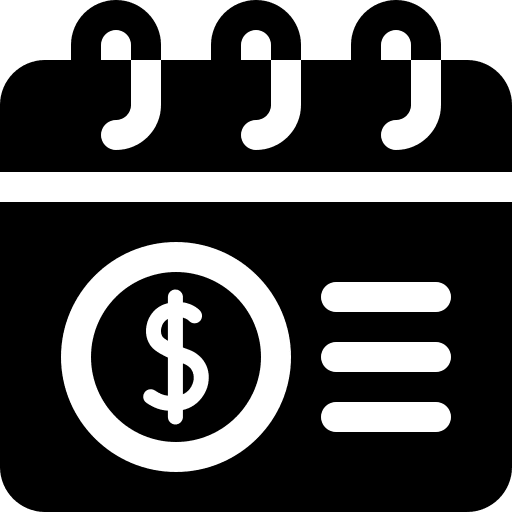 Pay day salary pay day time and date icon Pay day salary pay day time and date icon