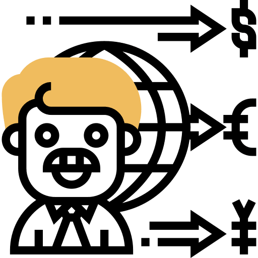 Network international economic global icon