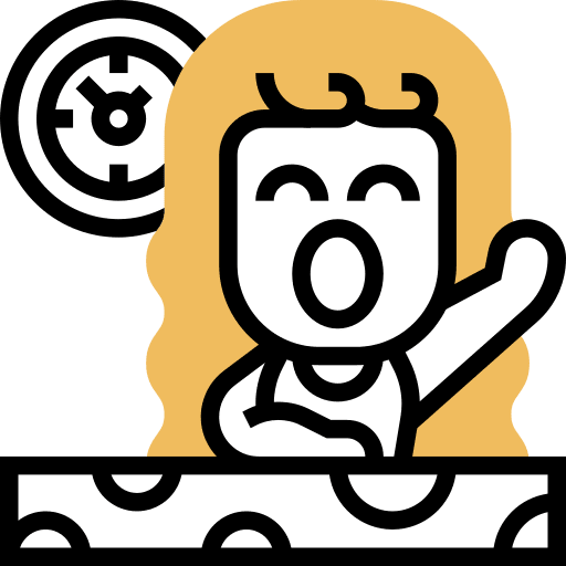 Wake up morning routine wake up people icon