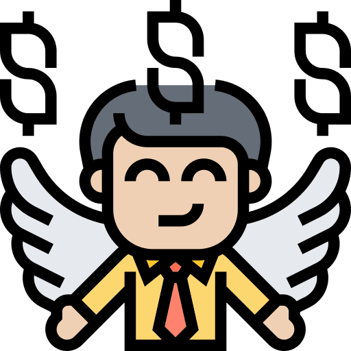 Financial independence success wings financial independence icon Financial independence success wings financial independence icon