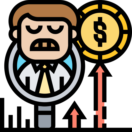 Goal money success aim icon Goal money success aim icon