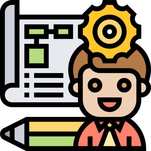 Planning process business and finance pencil icon Planning process business and finance pencil icon
