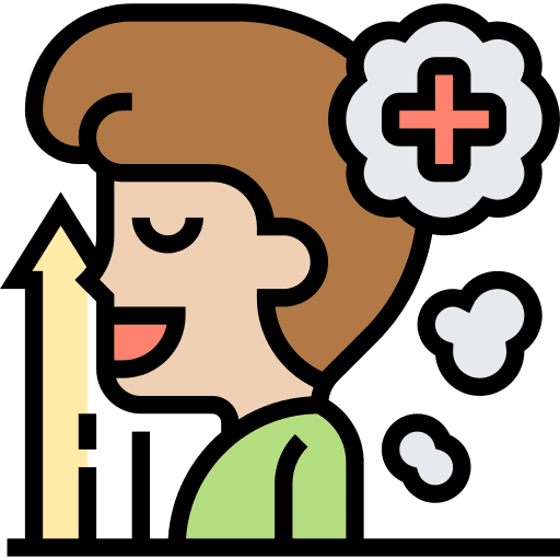Positive thinking people mindset positive thinking icon Positive thinking people mindset positive thinking icon