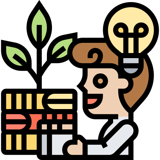 Reading knowledge management learning icon Reading knowledge management learning icon