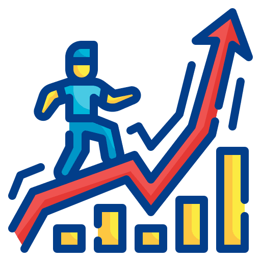 Grow up grow up statistics graph icon