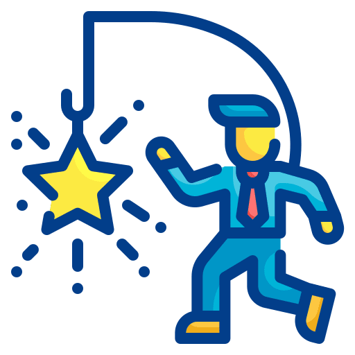 Motivation objective goal business and finance icon Motivation objective goal business and finance icon