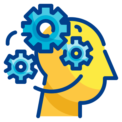 Thinking critical thinking development business and finance icon