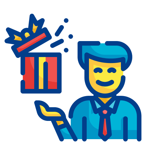 Giftbox surprise giftbox birthday and party icon Giftbox surprise giftbox birthday and party icon