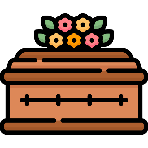 Coffin tomb death coffin icon