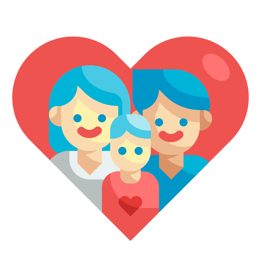 Love heart love and romance people icon Love heart love and romance people icon