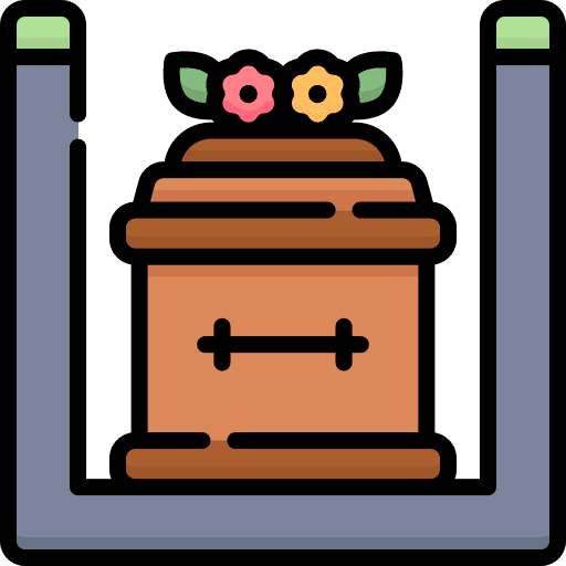 Burial furniture cultures coffin icon Burial furniture cultures coffin icon
