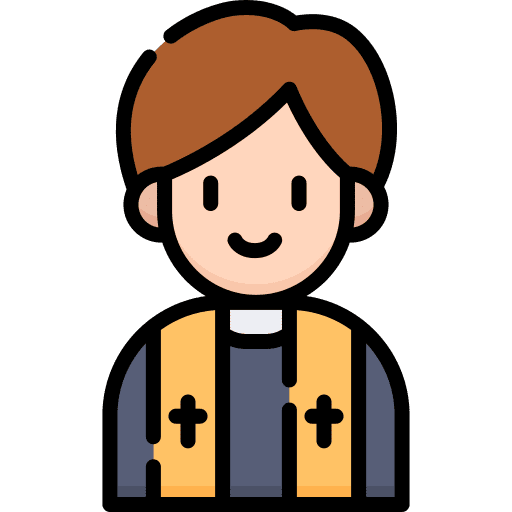 Priest caucasian belief cultures icon