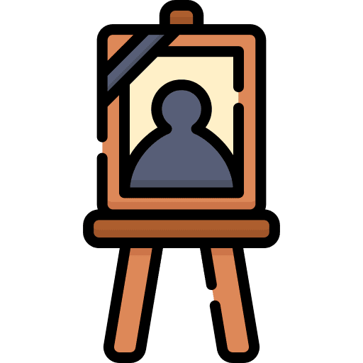 Portrait death people photo icon Portrait death people photo icon