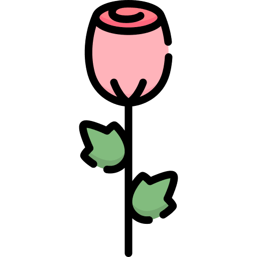 Rose rose botanical nature icon Rose rose botanical nature icon
