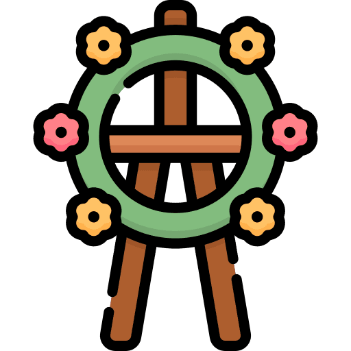 Wreath wreath tribute adornment icon Wreath wreath tribute adornment icon
