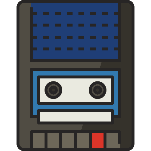 Tape recorder press journalism journalist icon Tape recorder press journalism journalist icon