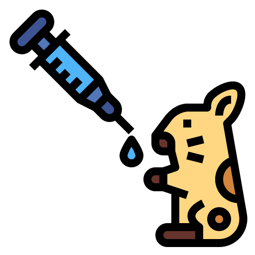 Hamster medicine animal veterinary icon