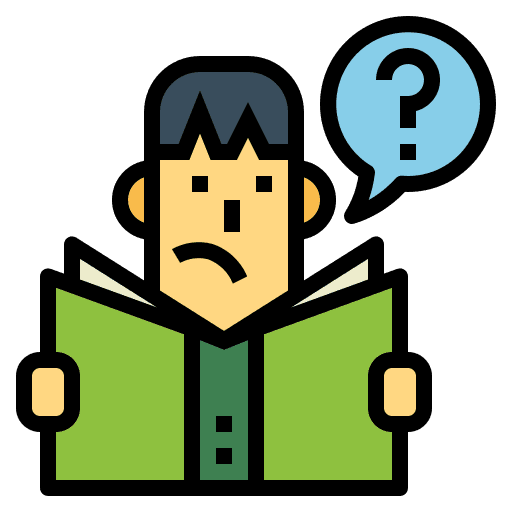Question people read man icon