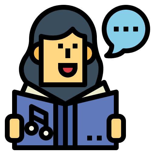 Reading education people speech bubble icon Reading education people speech bubble icon