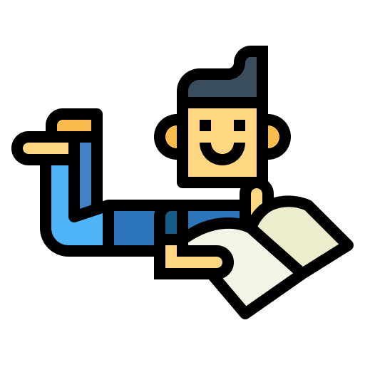 Reading education book learning icon Reading education book learning icon