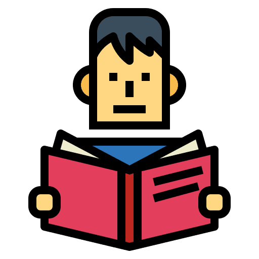 Reading man book read icon Reading man book read icon