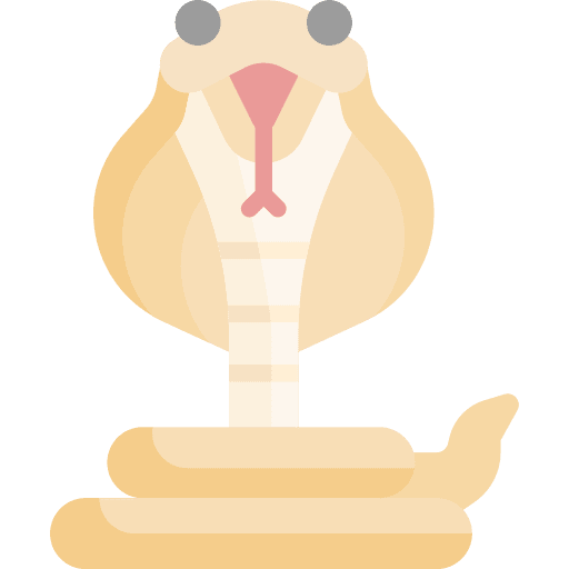Cobra venom snake animals icon
