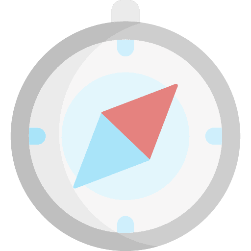 Compass travel compass orientation icon